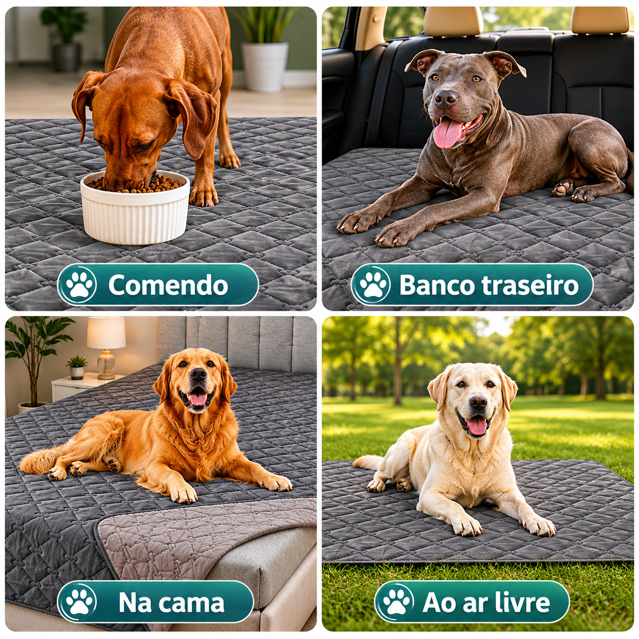 Cobertor premium impermeável para pet - conforto e proteção Apê Pet - foto 9
